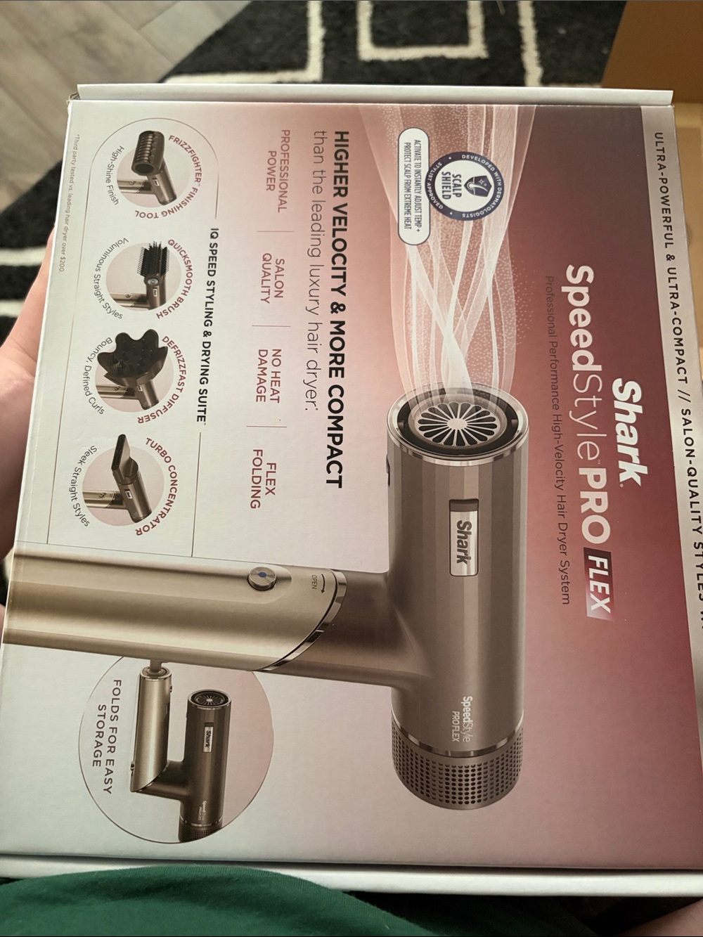 Shark SpeedStyle PRO FLEX Women's Hair Dryer - Champagne - Picture 6 of 6